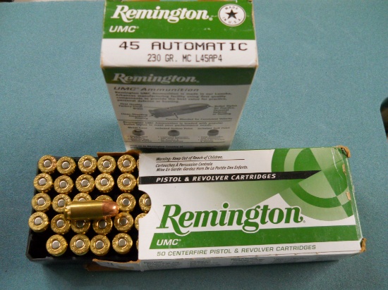 s-3 100 Rounds Remington 45 ACP 230gr FMJ
