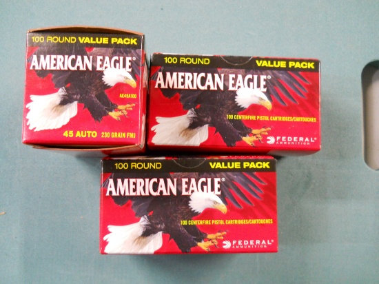 s-31 300 Rounds Federal American Eagle 45 Auto 230gr FMJ