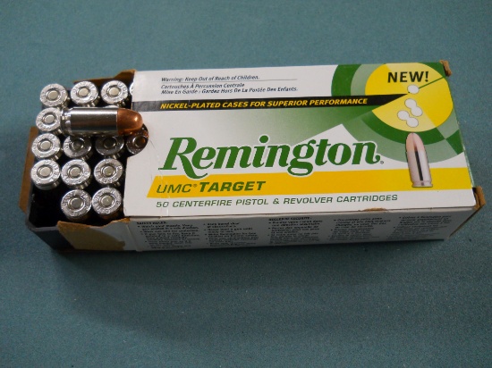 s-4 50 Rounds Remington 45 ACP 230gr FMJ Nickel Case