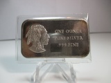 t-63 Bi-Centennial 1 Ounce .999 Silver Bar