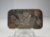 t-101 Vintage International Trade Unit 1 Ounce .999 Silver Bar