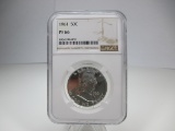 t-147 NGC Graded PF66 1961 Franklin Half Dollar