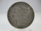 t-160 1890-S Morgan Silver Dollar