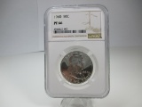 t-164 NGC Graded PF66 1960 Franklin Silver Half Dollar