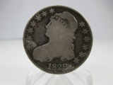 t-174 1829 Capped Bust Half Dollar