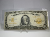 t-66 1922 Gold Seal 10 Dollar Bill