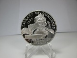 t-74 Library of Congress Commemorative 1 Ounce .999 Silver Round