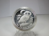 t-95 2020 Niue Owl 1 Ounce .999 Silver Round