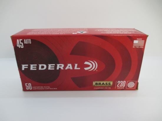 t-28 50 Rounds Federal 45 Auto 230gr FMJ