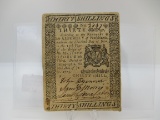 t-130 1775 30 Shillings Pennsylvania Colonial Currency