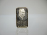 t-172 Vintage George C. Wallace 1 Ounce .999 Silver Bar