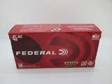 t-177 50 Rounds Federal 45 Auto 230gr Brass Champion FMJ-RN