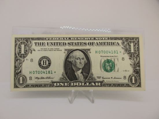 t-39 Crisp Uncirculated 1999 $1 Star Note