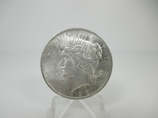 t-46 Gem BU 1922 Silver Peace Dollar