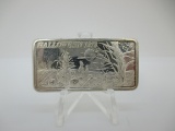 t-104 Vintage Hamilton Mint Halloween 1973 1 Ounce .999 Silver Bar