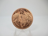 t-121 World Of The Dragons 1 Ounce .999 Copper Round