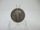 t-155 1927 Standing Liberty Silver Quarter