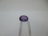 t-182 1.18 Karat Oval Cut Amethyst Gemstone GIA Certified