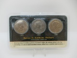 t-195 1979 1980 1999 Susan B. Anthony Dollars Set