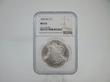 t-3 NGC Graded MS63 1881 Carson City Morgan Silver Dollar