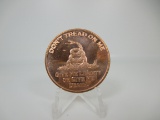 t-48 Don't Tread On Me 1 Ounce .999 Copper Round