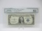t-123 PMG Graded 64 Choice Uncirculated 1935-E $1 Silver Certificate