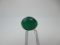 t-156 5.9 Karat Oval Cut Green Onyx Gemstone GIA Certified