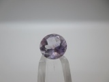 t-124 1.63 Karat Round Cut Amethyst Gemstone GIA Certified