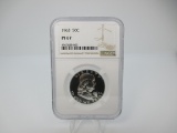 t-201 NGC Graded Proof 67 1963 Franklin Silver Half Dollar