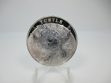 t-206 2014 Niue Turtle 1 Ounce .999 Silver Round