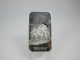 t-34 Vintage 1973 USC Yankee-Doodle 1 Ounce .999 Silver Art Bar