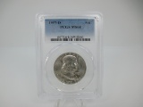 t-41 PCGS Graded MS64 1957-D Franklin Silver Half Dollar