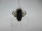 t-152 Black Onyx Ring Marked .925 Sterling Silver