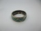 t-208 Turquoise Ring Marked .925 Sterling Silver