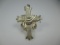 t-218 Cross Pendant Marked .925 Sterling Silver