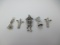 t-232 Assortment of Bracelet Charms Marked .925 Sterling Silver