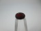 t-37 1.39 Carat Oval Cut Garnet Gemstone GIA Certified