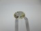 t-60 .87 Carat Oval Cut White Topaz Gemstone GIA Certified