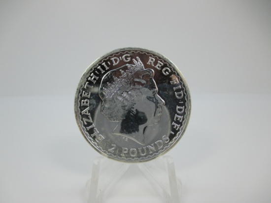 t-2 2013 Britannia 1 Ounce .999 Silver Round