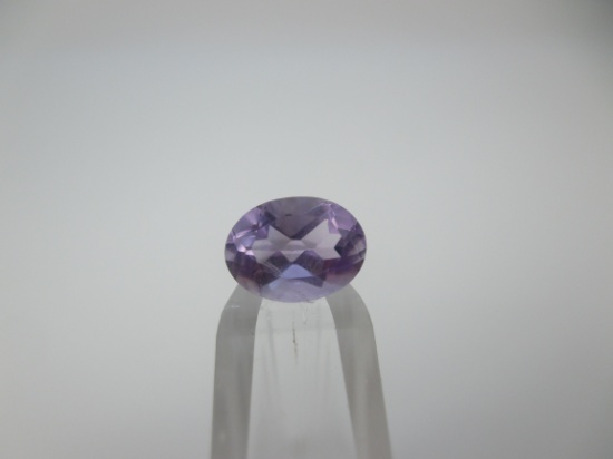 t-31 1.35 Carat Oval Cut Amethyst Gemstone GIA Certified