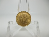 t-122 1945 2.5 Pesos Gold Coin AGW .0603 Troy Ounces
