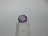 t-139 .69 Carat Round Cut Amethyst Gemstone GIA Certified