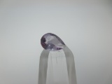 t-142 .51 Carat Pear Drop Amethyst Gemstone GIA Certified