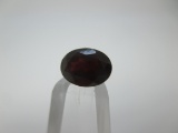 t-148 1.81 Carat Oval Cut Garnet Gemstone GIA Certified