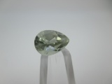 t-162 2.22 Carat Pear Cut Aquamarine Gemstone GIA Certified