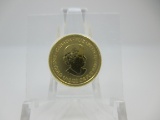 t-185 2015 Canada $5 1/10 Ounce .9999 Gold Round