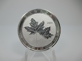 t-256 2020 Canada Maple Leaf 2 Ounce .9999 Silver Round