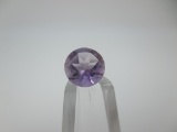 t-26 1.1 Carat Round Cut Amethyst Gemstone GIA Certified