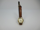 t-64 Leather Band Lady's Citizen Quartz Wristwatch