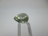 t-75 2.3 Carat Pear Cut White Topaz Gemstone GIA Certified